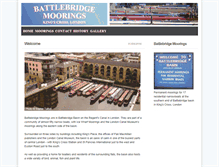 Tablet Screenshot of battlebridgemoorings.co.uk